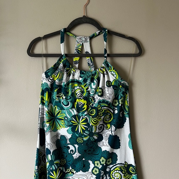 PrAna Quinn Dress in Lake Flower Power Pattern Built In Bra M - Picture 6 of 12